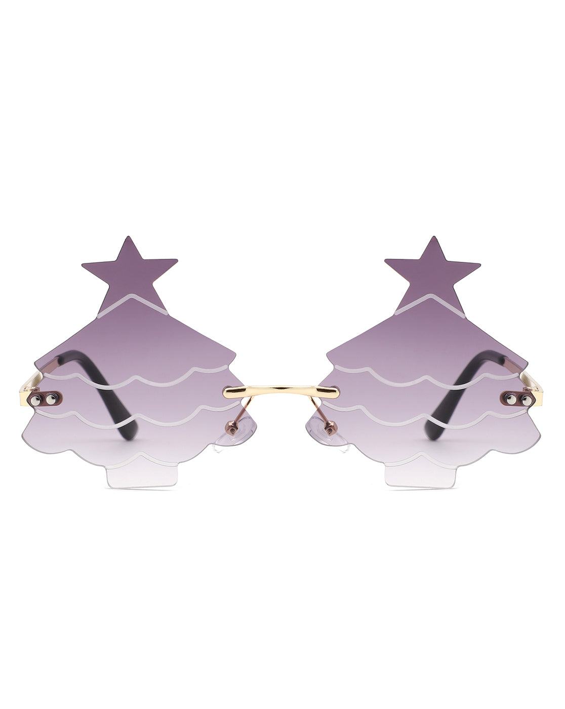 Nyxara - Novelty Christmas Tree Tinted Sunglasses