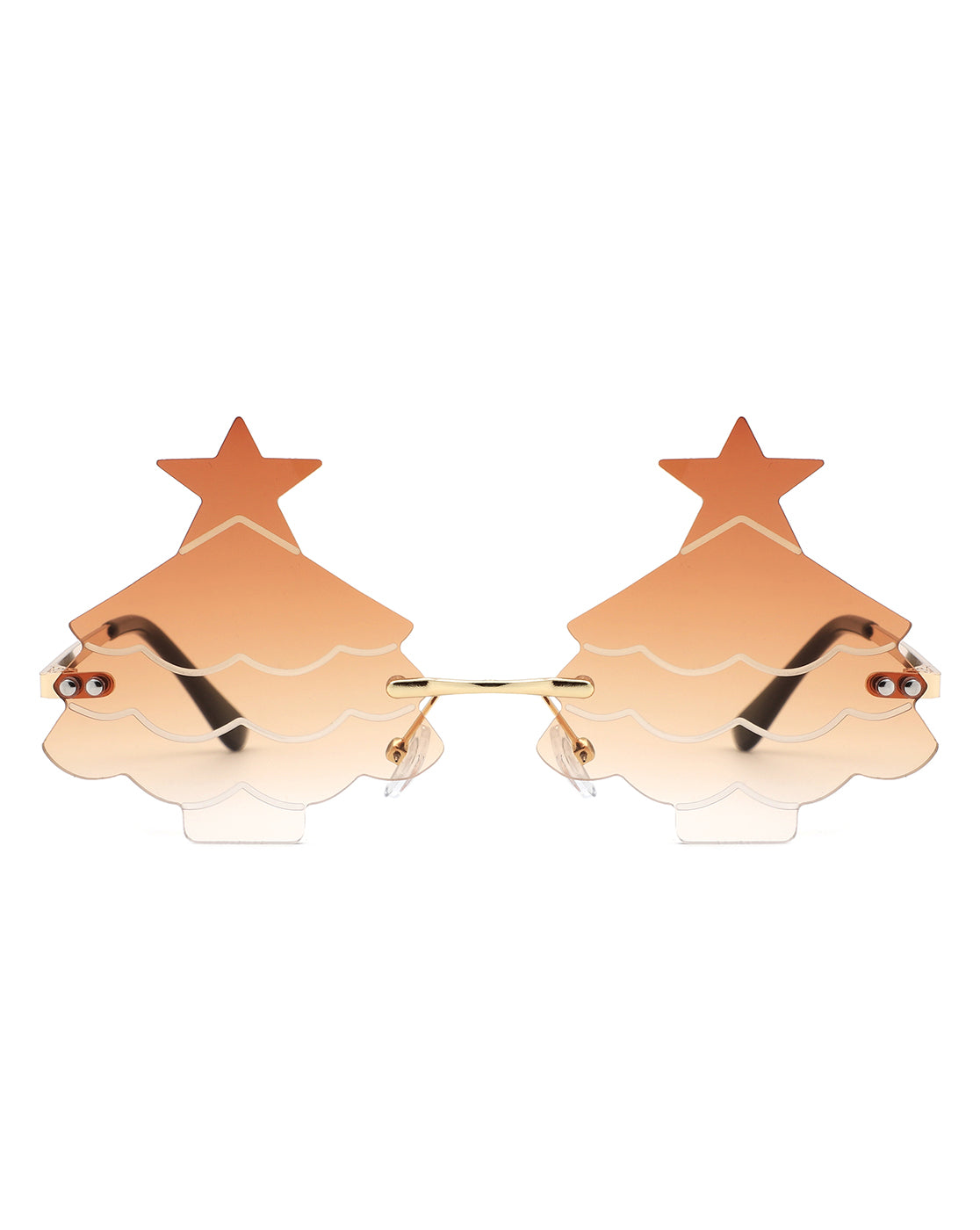 Nyxara - Novelty Christmas Tree Tinted Sunglasses